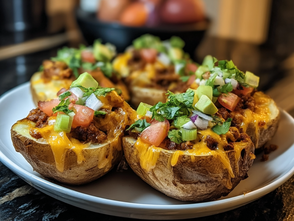 Homemade Taco potato