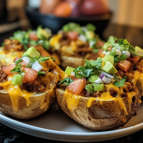 Homemade Taco potato