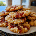 Crispy-Edged Rhubarb Sugar Cookies